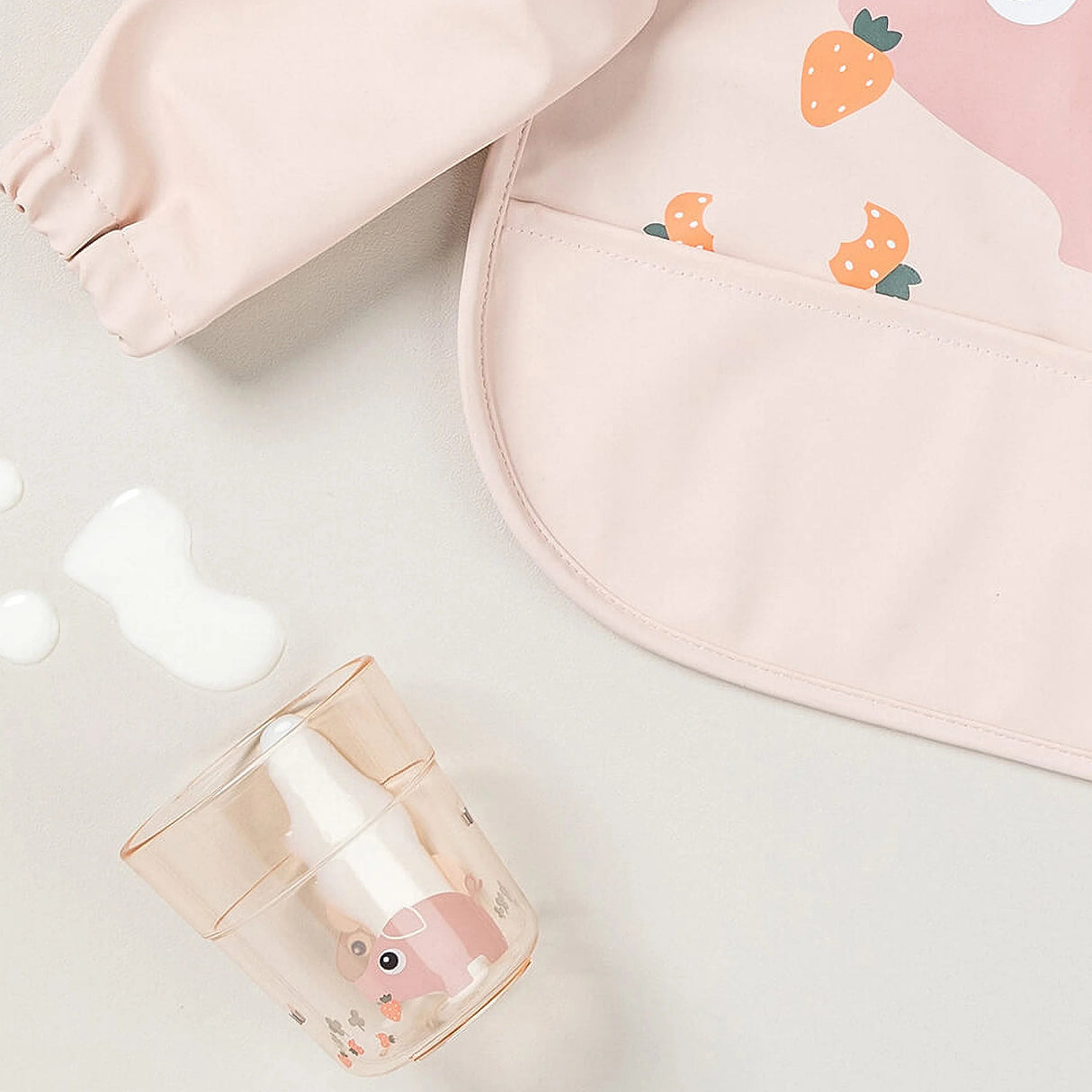 Done by Deer tassikomplekt Nami miniklaas Happy Clouds Papaya, 3 tk.