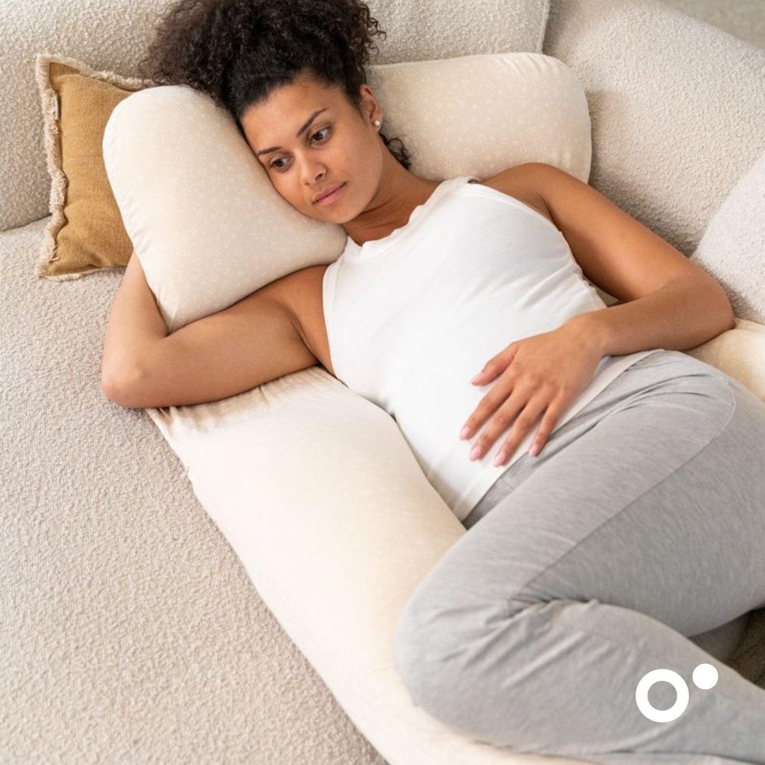 Doomoo Comfy Big toitmis- ja raseduspadi Tetra Grey