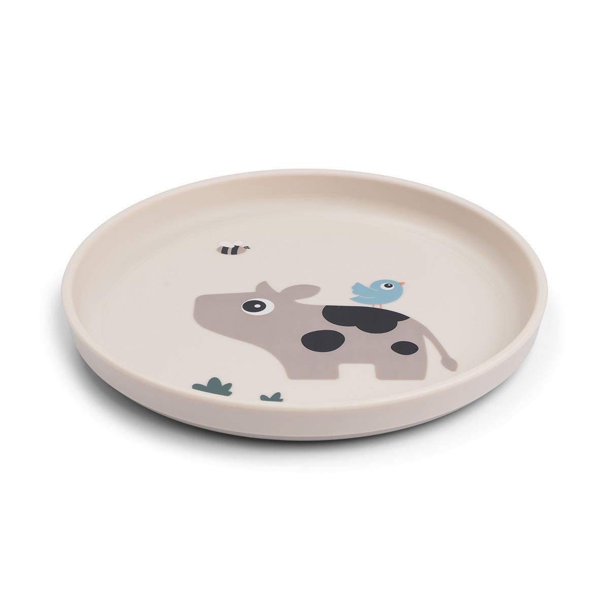 Valmistanud Deer libisemisvastane plaat Foodie Happy clouds Pulber