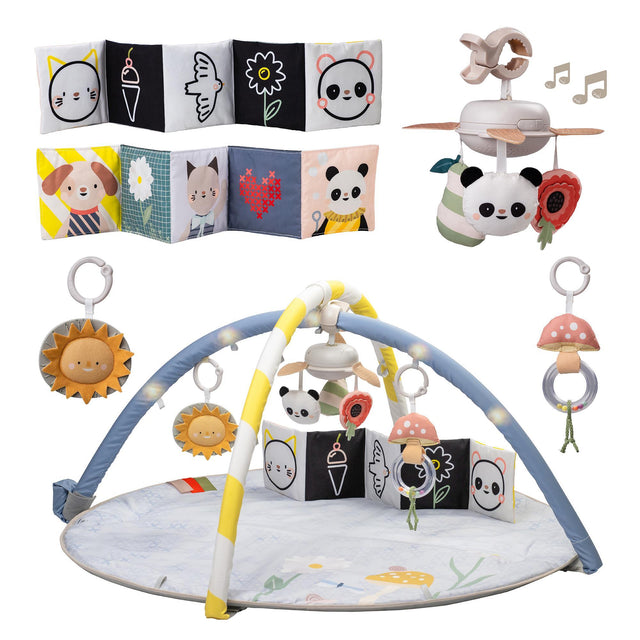 Taf Toys lavinamasis žaidimų kilimėlis su LED arkomis ir muzikine karusele