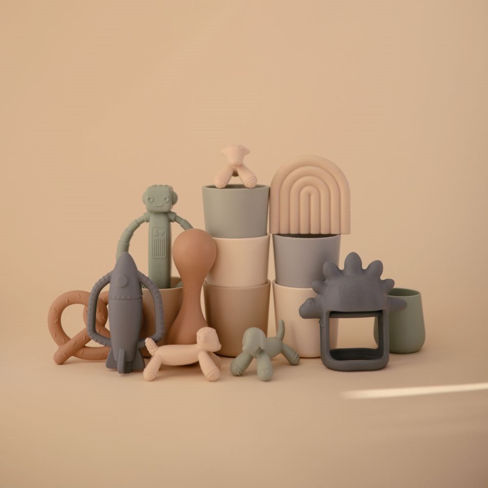 Mushie bunny chewer (Bunny Sage)