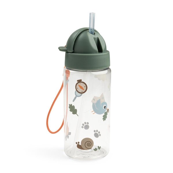 Done by Deer gertuvė su šiaudeliu Tiny Trails Green, 350 ml