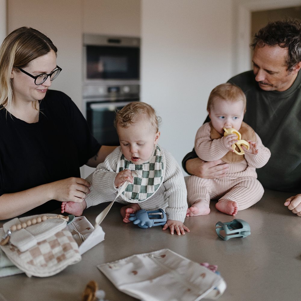 Mushie silikoonist närimispall Shifting Sand