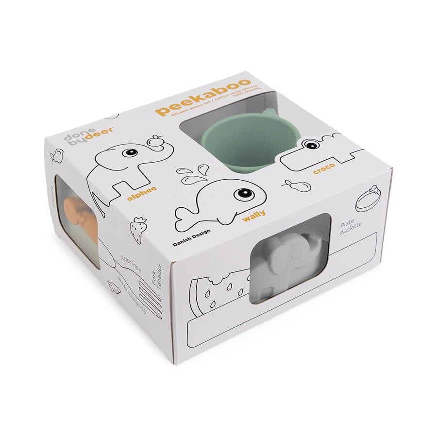 Deer lauanõude komplekt "Peekaboo" (värviline)