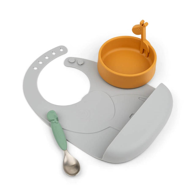 Deer Peekaboo esimene söögikomplekt (värviline)