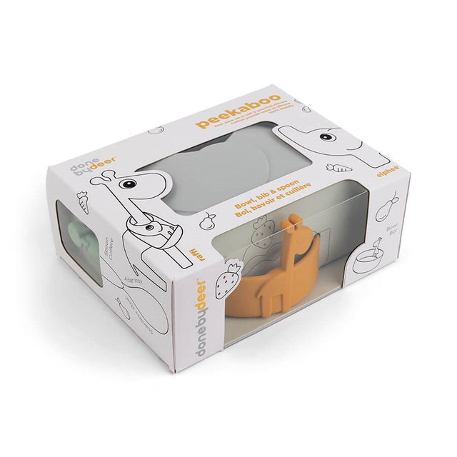 Deer Peekaboo esimene söögikomplekt (värviline)