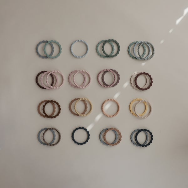 Mushie närimiskäevõru komplekt (päikesepaiste/kuivatatud tüümian/savi)