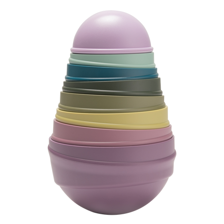 BIBS hariv mänguasja kiiktorn Bright Rainbow