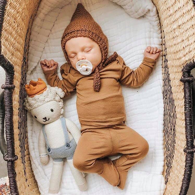 BIBS luti komplekt suurus 1 (0-6 kuud) Anatomical Ivory / Põsepuna