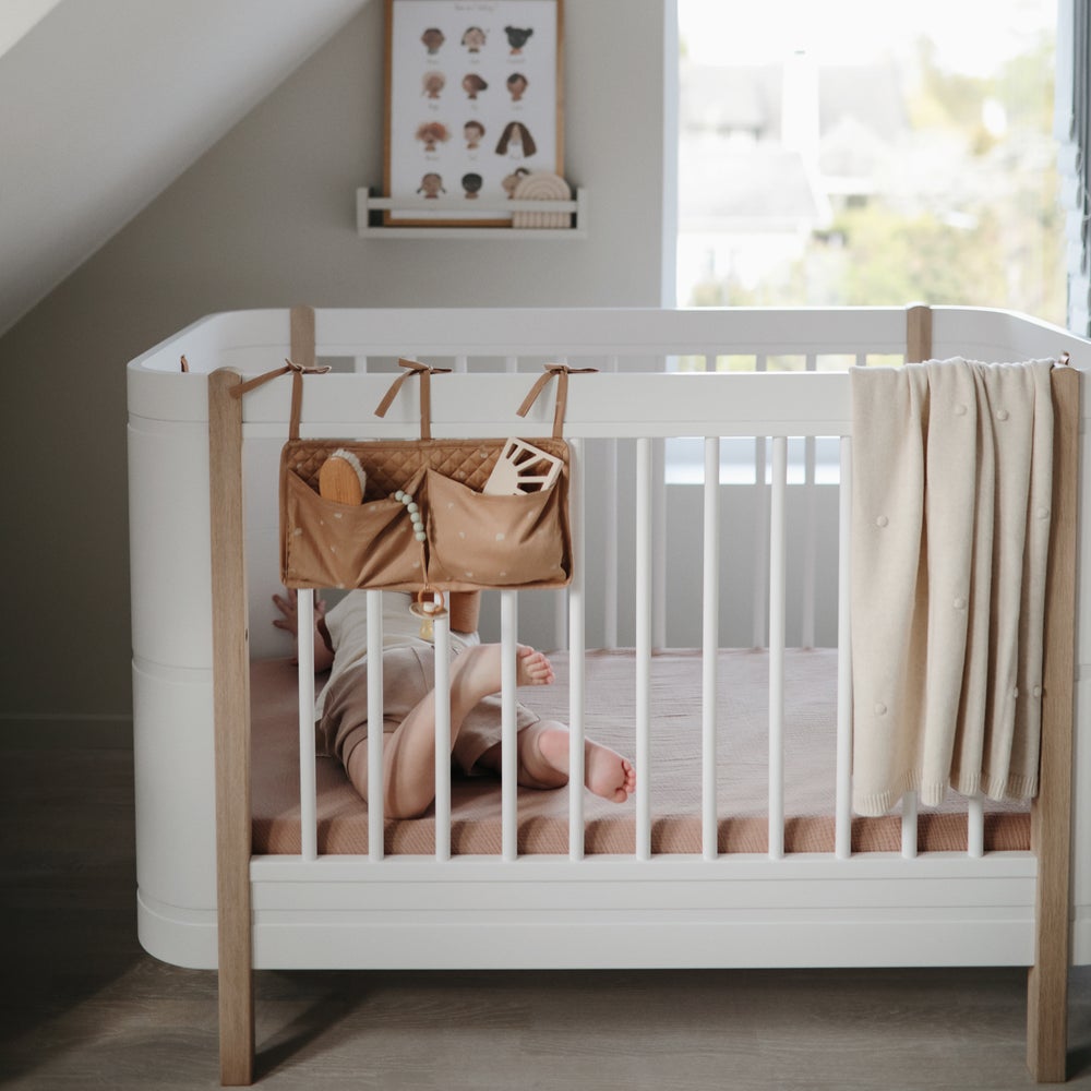 Mushie orgaaniline puuvillane musliinleht Retro triibud