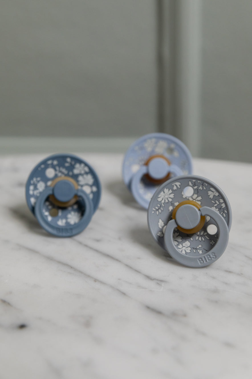 BIBS lutikomplekt suurus 1 (0-6 kuud) Liberty Chamomile Lawn Baby Blue Mix