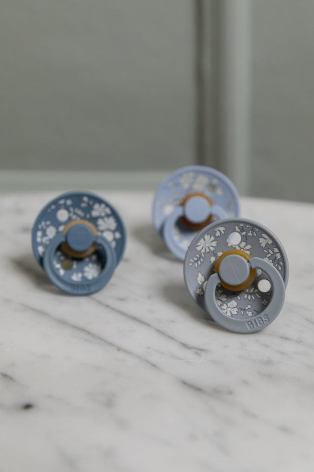 BIBS lutikomplekt suurus 1 (0-6 kuud) Liberty Chamomile Lawn Baby Blue Mix