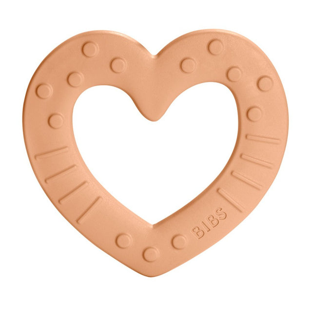 BIBS närimisvirsiku süda (Bitie Heart Peach)