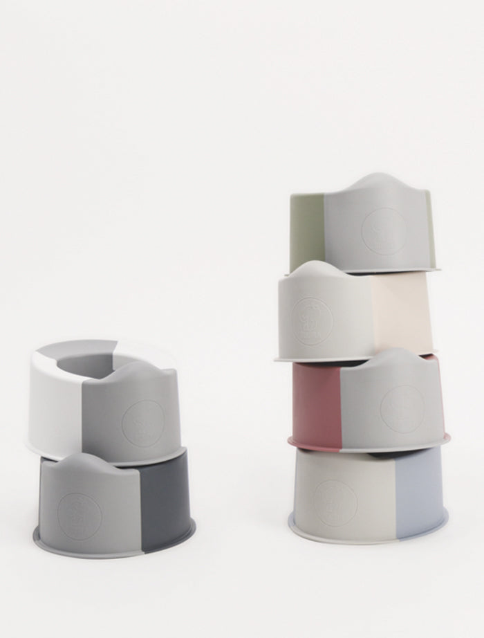 Buubla kokkupandav ööpott koju ja reisile (raudhall)