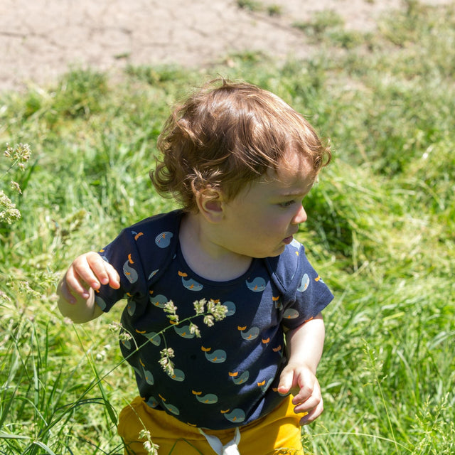 Little Green Radicals Whale Song orgaaniline puuvill 2 tk. liivakotid (3-6 kuud)