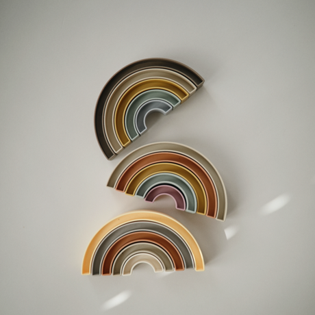 Mushie hariv mänguasi Rainbow Tower Sol