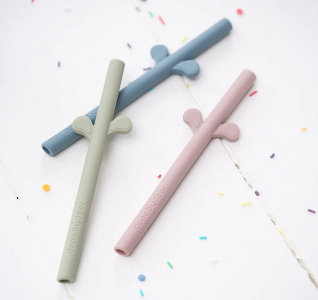 Deer Peekaboo silikoonist kõrrekomplekt