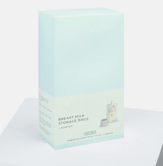 Lola&Lykke piima säilituskotid (10 tk) adapteriga