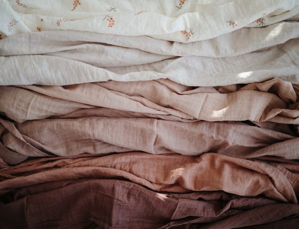 Mushie orgaaniline puuvillane musliinmähe Tawny Birch