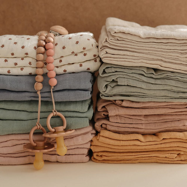 Mushie orgaaniline puuvillane musliinmähe (3 pakk)