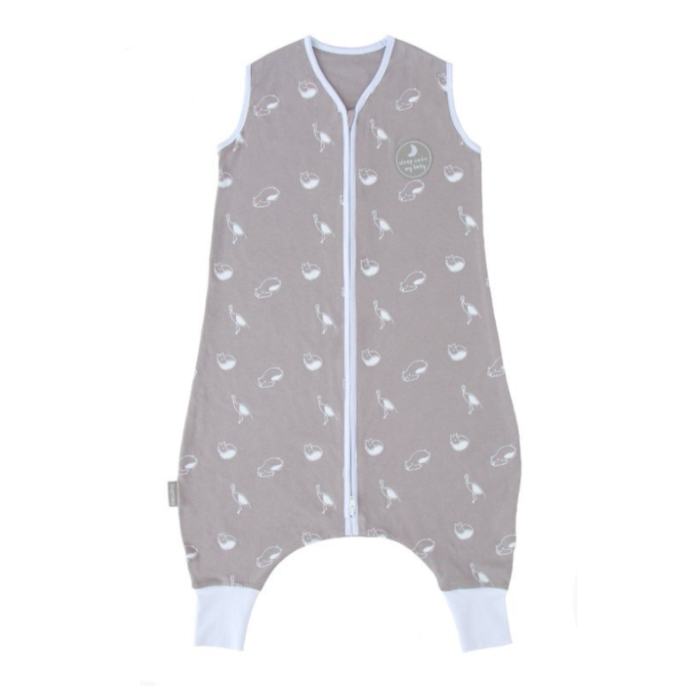 Natulino LITTLE WALKERS kolmekihiline beebi magamiskott Animals Grey & White