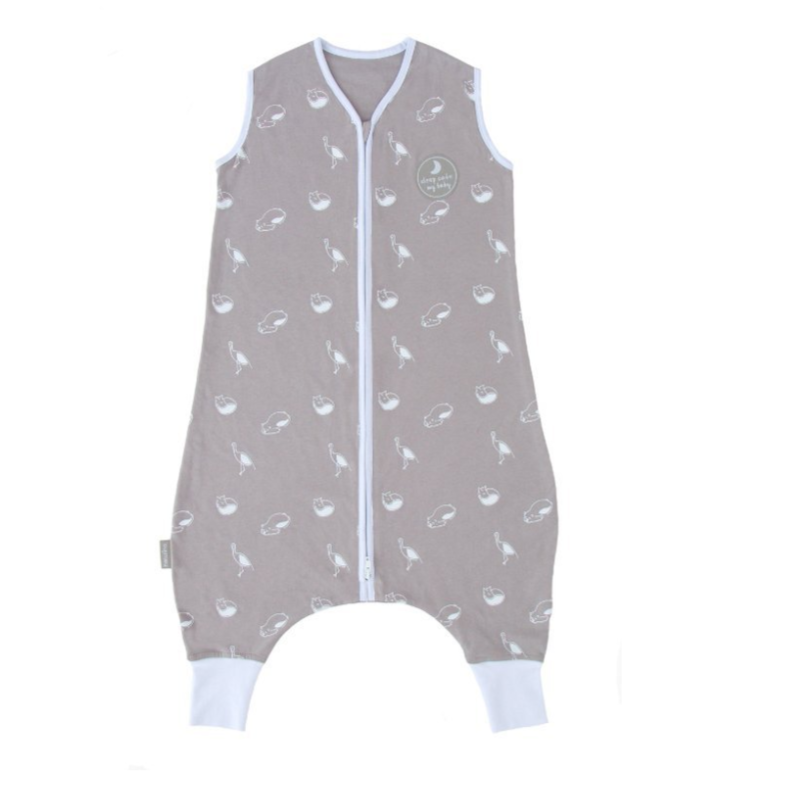 Natulino LITTLE WALKERS kahekihiline beebi magamiskott Animals Grey & White