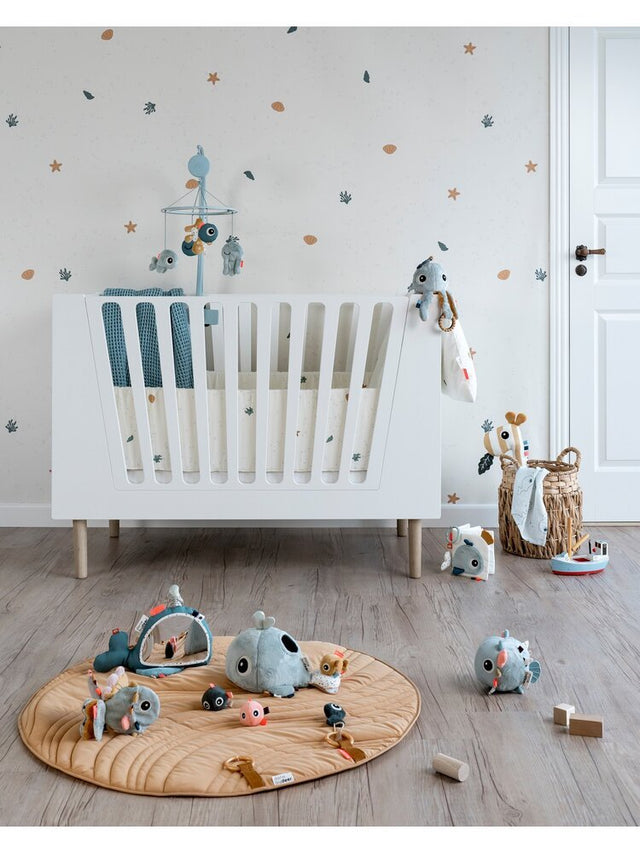 Deer muusikaline karussell peegliga "Mere sõbrad" (sinine)