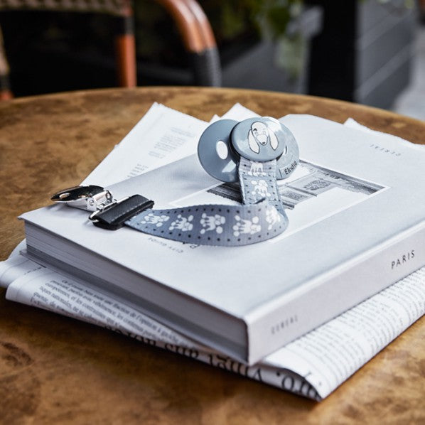 Elodie Details čiulptukas kūdikiui nuo 3 mėnesių "Draugužis" / "Pacifier Rebel Poodle Paul" (2247259226185)