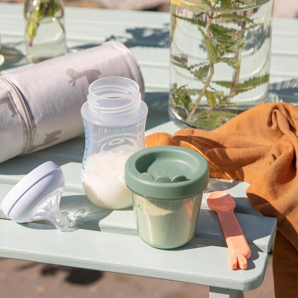 Tootja Deer toidu säilitusmahutid, Croco Green (3 tk.)