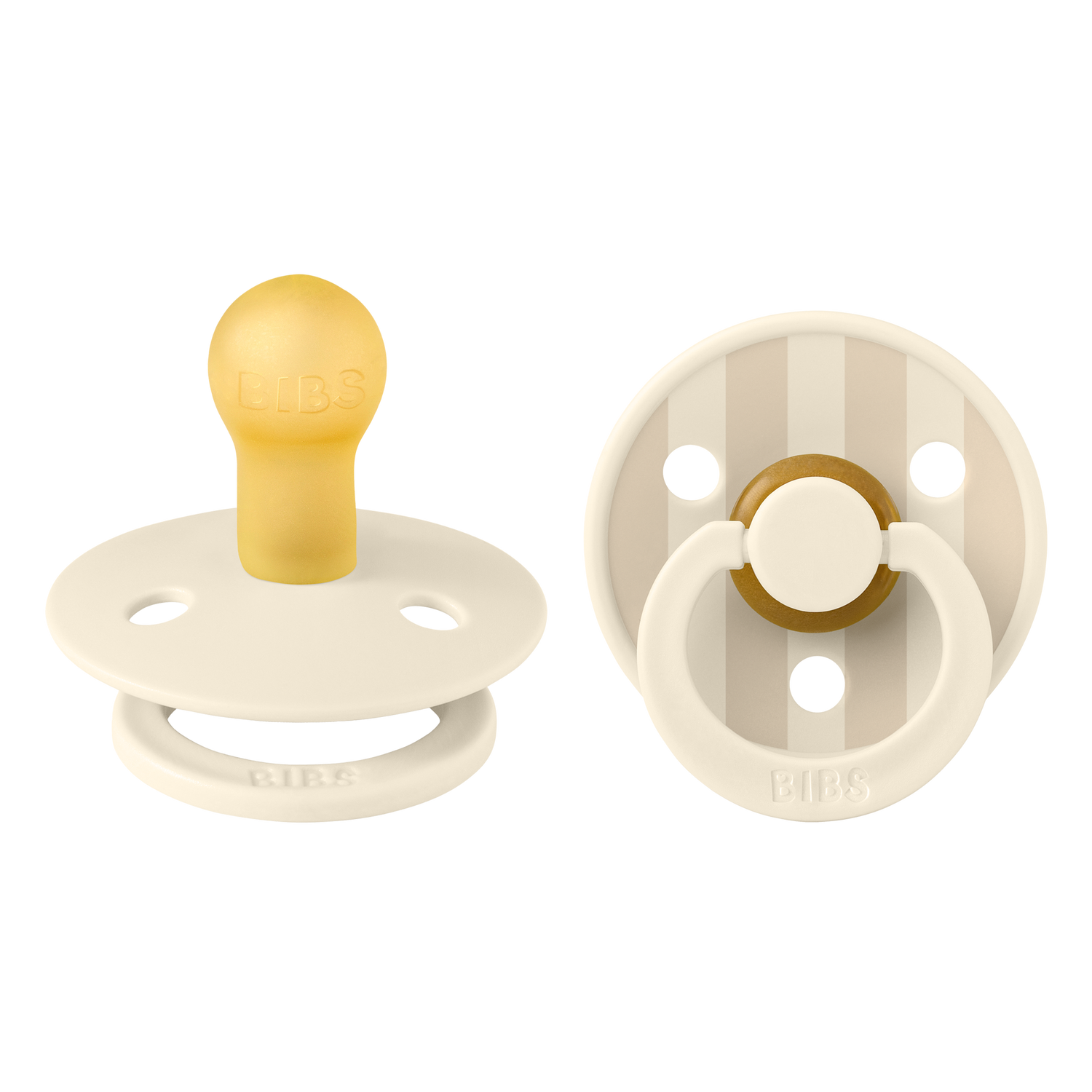 BIBS Studio Collection lutikomplekt suurus 1 (0-6 kuud) Pin Ivory Vanilla Mix 