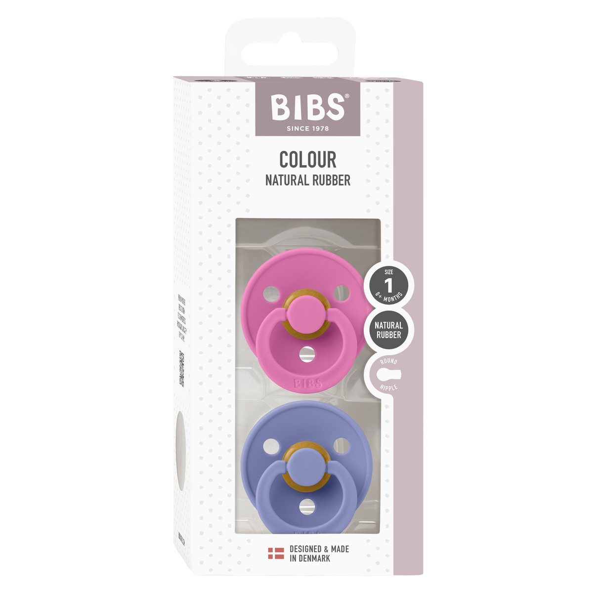 BIBS lutikomplekt suurus 1 (0 - 6 kuud) Bubblegum / Peri 