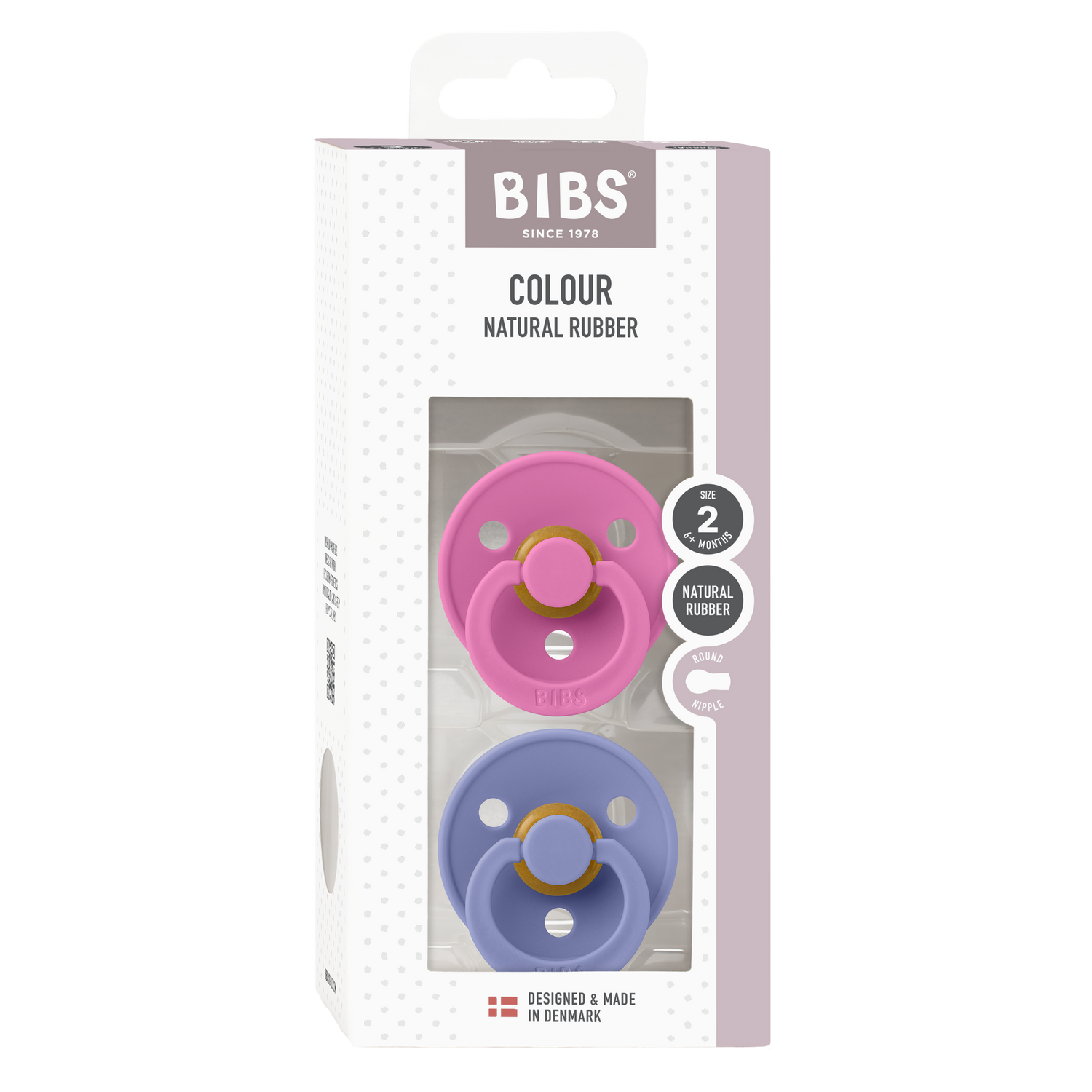 BIBS lutikomplekt suurus 2 (6 - 18 kuud) Bubblegum / Peri 