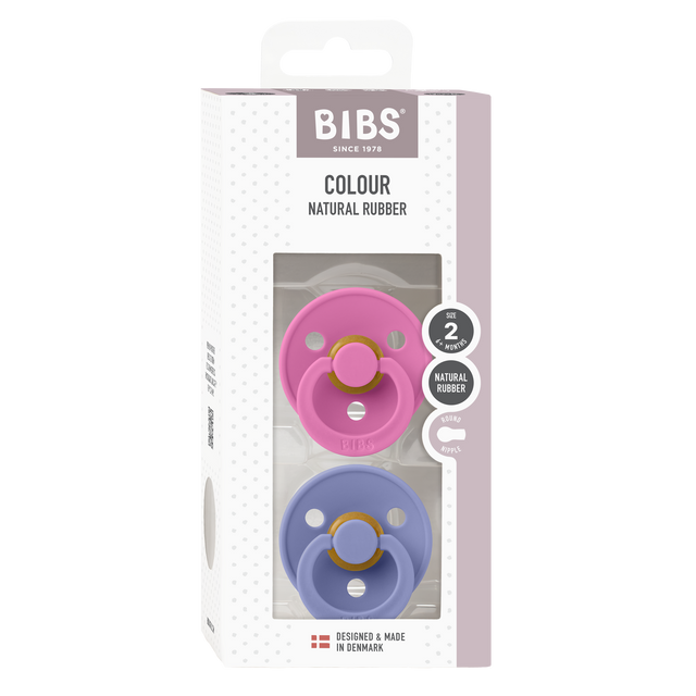 BIBS lutikomplekt suurus 2 (6 - 18 kuud) Bubblegum / Peri 