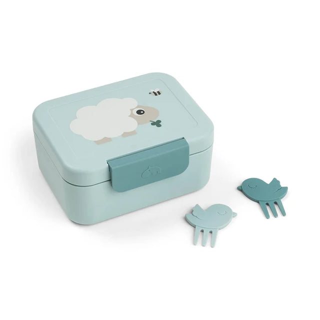 Done by Deer užkandžių dėžutė su smeigtukais Tiny Farm Blue