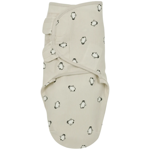 Meyco Baby kūdikio vystymo miegmaišis 0–3 mėn., Penguin Soft Sand – TOG 1.0