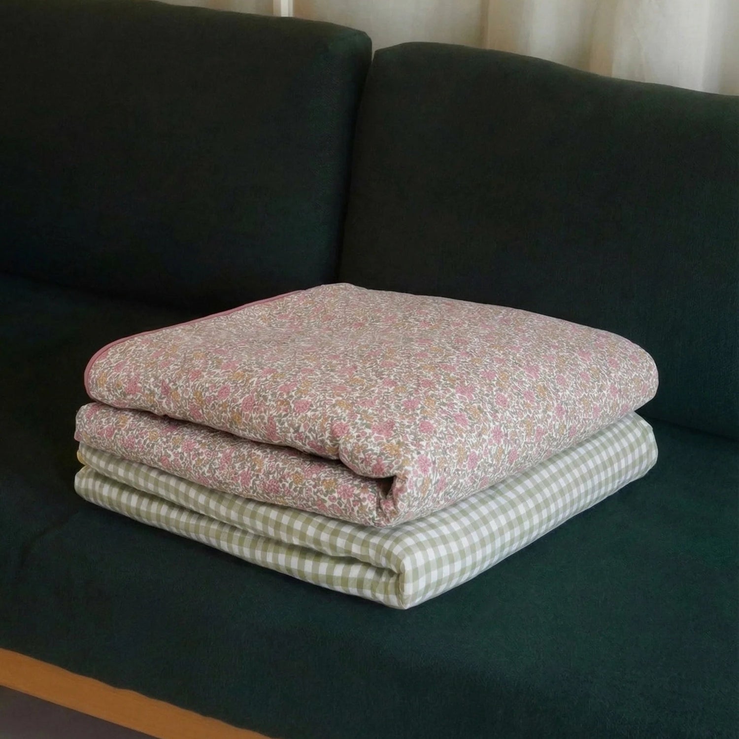 Molis&Co vaikiškas miegmaišis su antklode ir pagalvės užvalkalu Peony 70 x 140