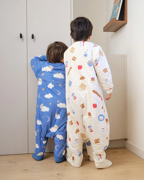 Molis&Co pižama - miegmaišis su rankovėmis, kojytėmis ir atverčiamomis kojinėmis TOG 1  Good morning