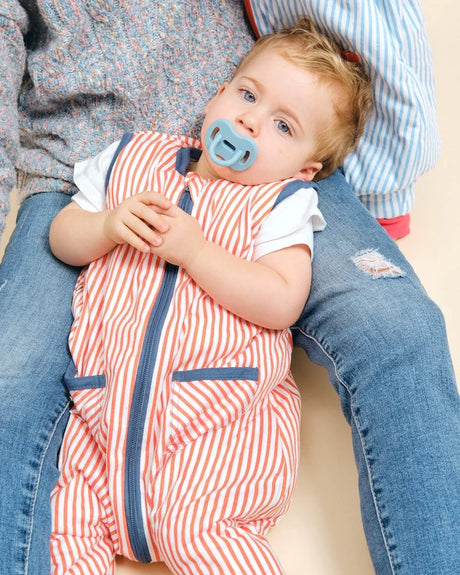 Molis&Co pižama - miegmaišis su kojytėmis ir atverčiamomis kojinėmis TOG 1 Sailor orange