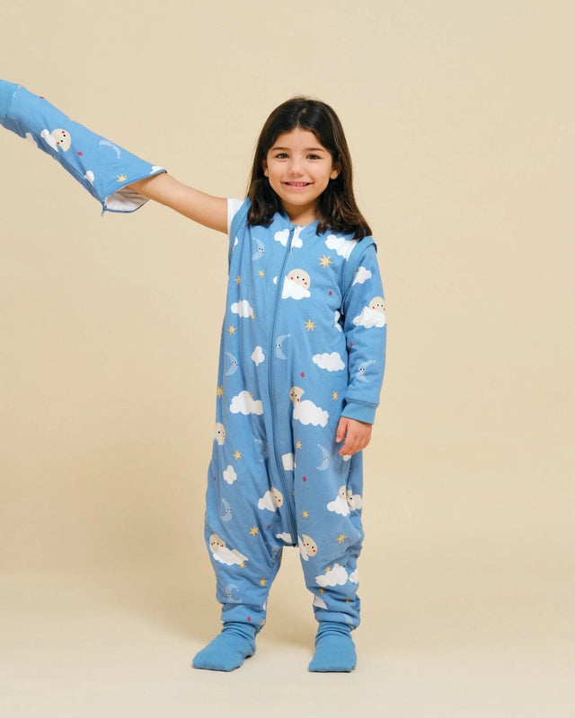 Molis&Co pižama - miegmaišis su rankovėmis, kojytėmis ir atverčiamomis kojinėmis TOG 1 Good night