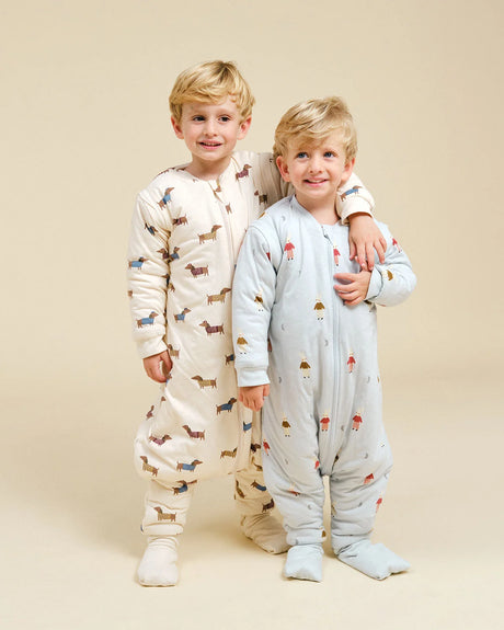 Molis&Co pižama - miegmaišis su rankovėmis, kojytėmis ir atverčiamomis kojinėmis TOG 2.5 Sleepy Bunnies