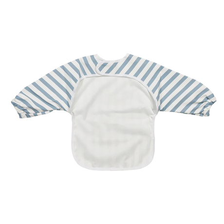 Meyco Baby neperšlampamas seilinukas su rankovėmis 6–24 mėn., Fat Stripe Jeans Blue