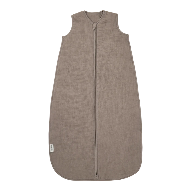 Meyco Baby pašiltintas muslino miegmaišis, 2.0 TOG, Dark Taupe