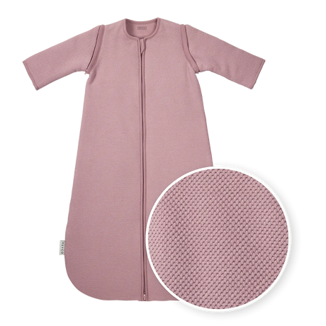 Meyco Baby Studio Classic pašiltintas miegmaišis su nusegamomis rankovėmis, 2.5 TOG, Purple Pink