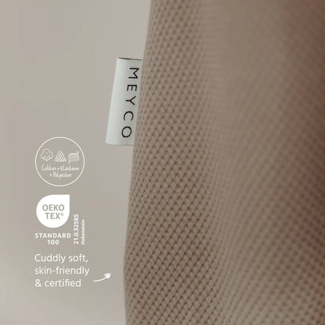 Meyco Baby Studio Classic pašiltintas miegmaišis su nusegamomis rankovėmis, 2.5 TOG, Dark Taupe