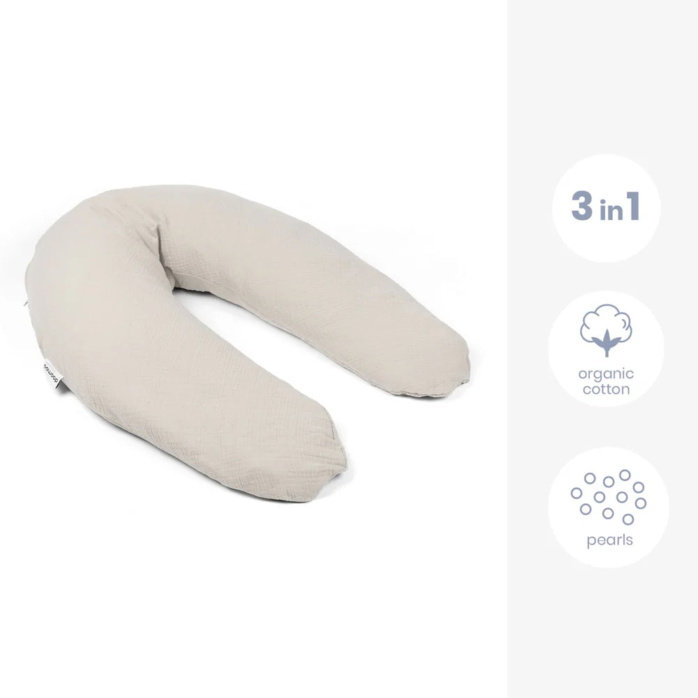 Doomoo Buddy toitmis- ja raseduspadja kate Tetra Jersey Sand 