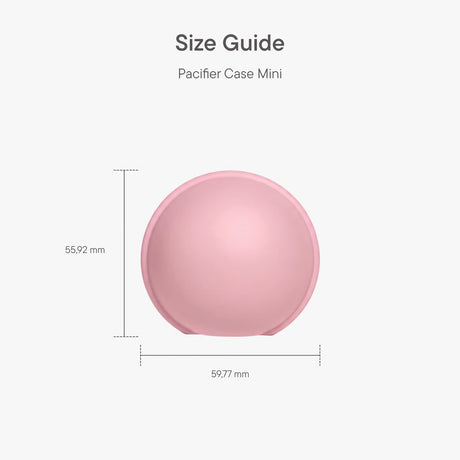 BIBS čiulptuko dėklas Pacifier Case Mini - baby-pink