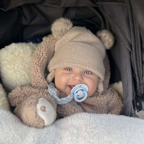 BIBS lutikomplekt suurus 1 (0 - 6 kuud) Iron / Baby Blue 