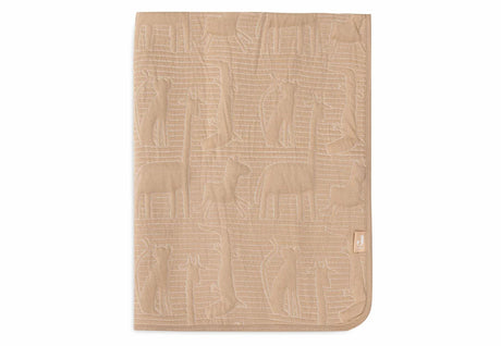 Jollein vaikiška antklodė Jungle Jambo Biscuit/Oatmeal, 100×150 cm, TOG 2.0