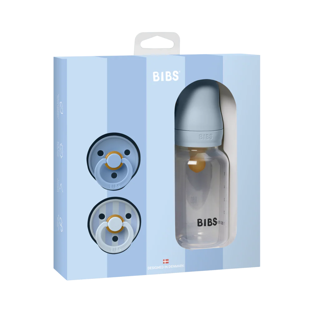 BIBS lutikomplekt suurus 2 (6 - 18 kuud) Sky Blue / Baby Blue 