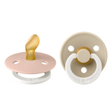 BIBS lutikomplekt suurus 2 (6-18 kuud helendab pimedas) Anatomical Blush Glow / VanillaGlow 